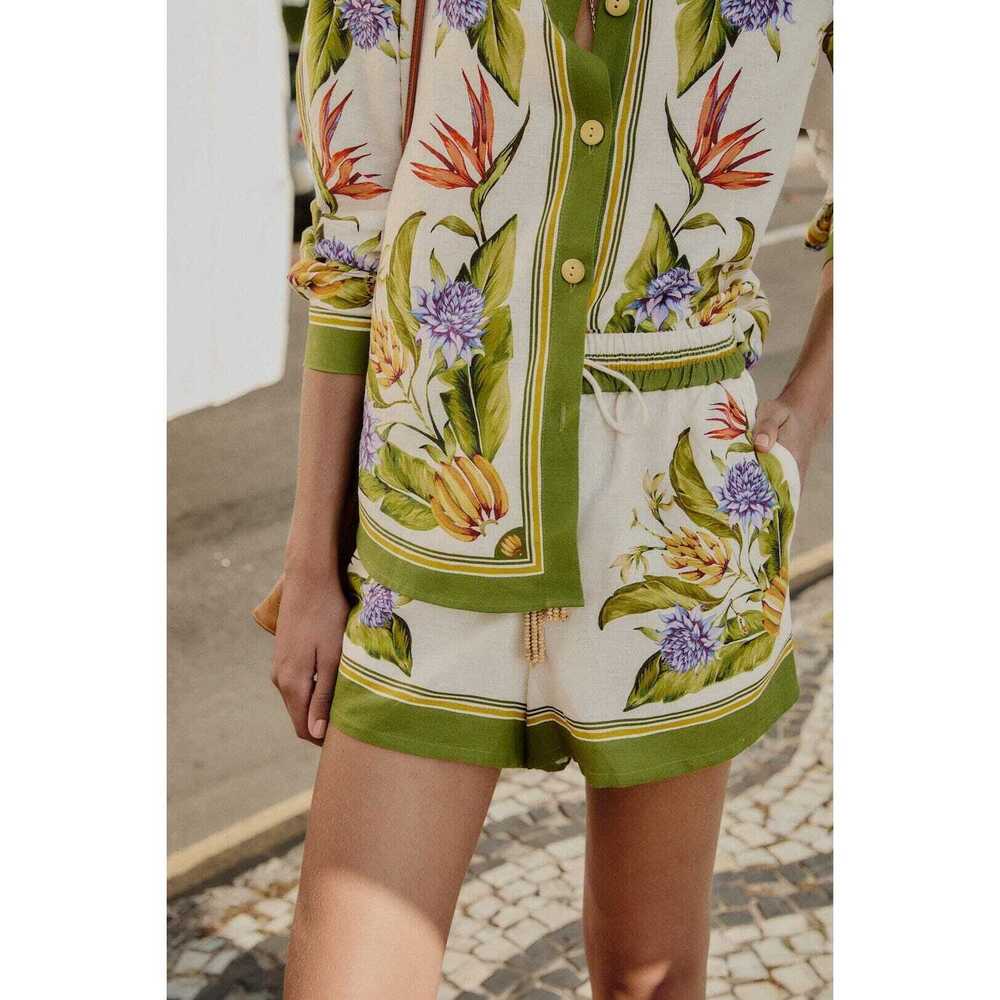Sand Tropical Scarf Shorts